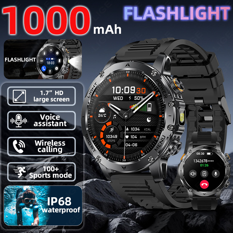 Smartwatch X12 - 2026 New 1000mAh Battery T-Rex 3