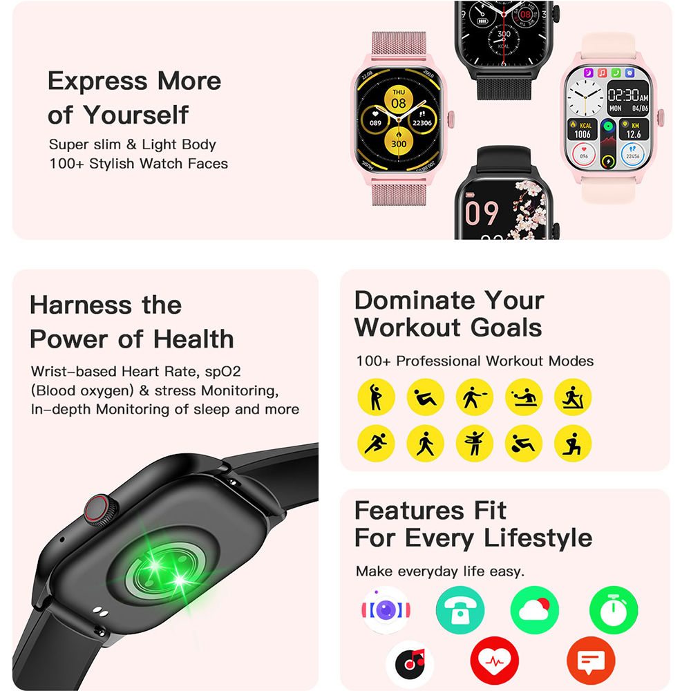 LEMFO LT10 Smart Watch 2024 An - đánh giá và giá Smartwatch X18