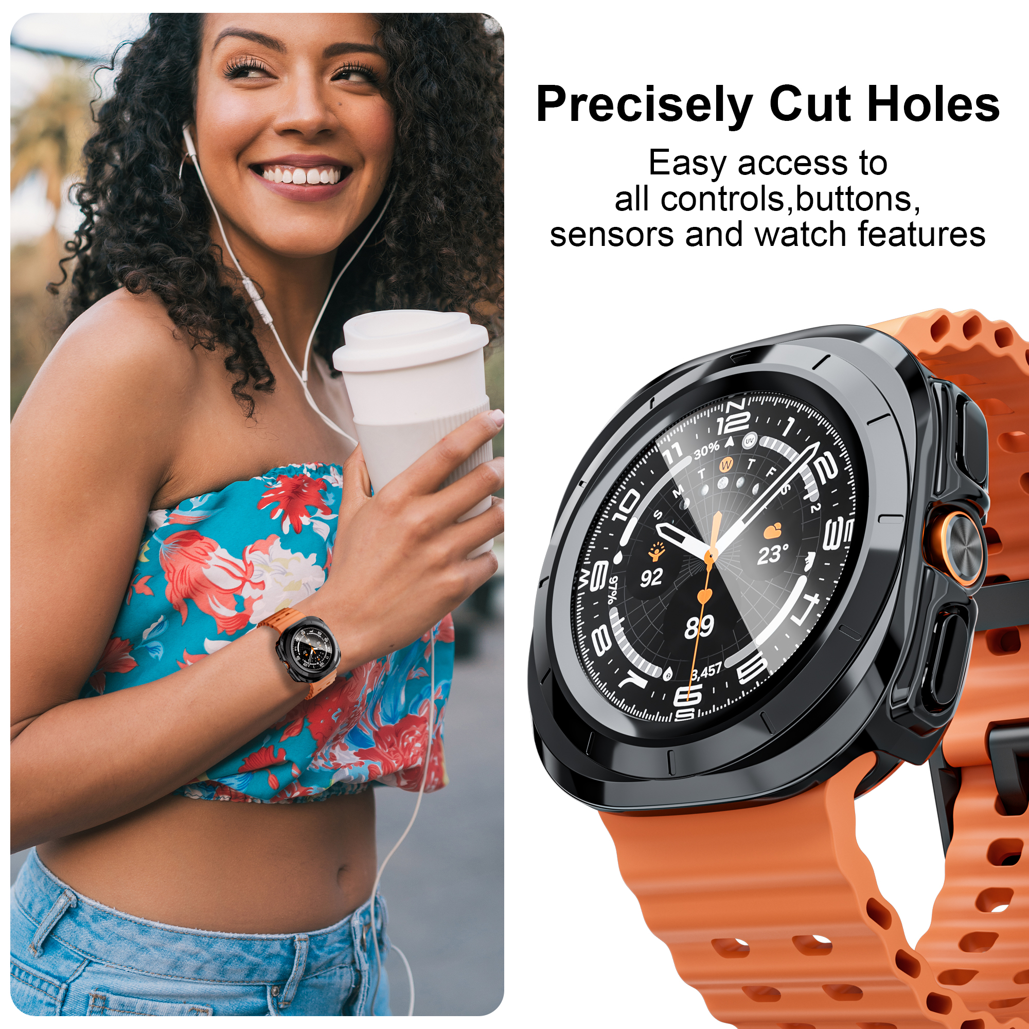 Case for Samsung Galaxy Watch  - đánh giá và giá Samsung Smartwatch Ultra Accessories