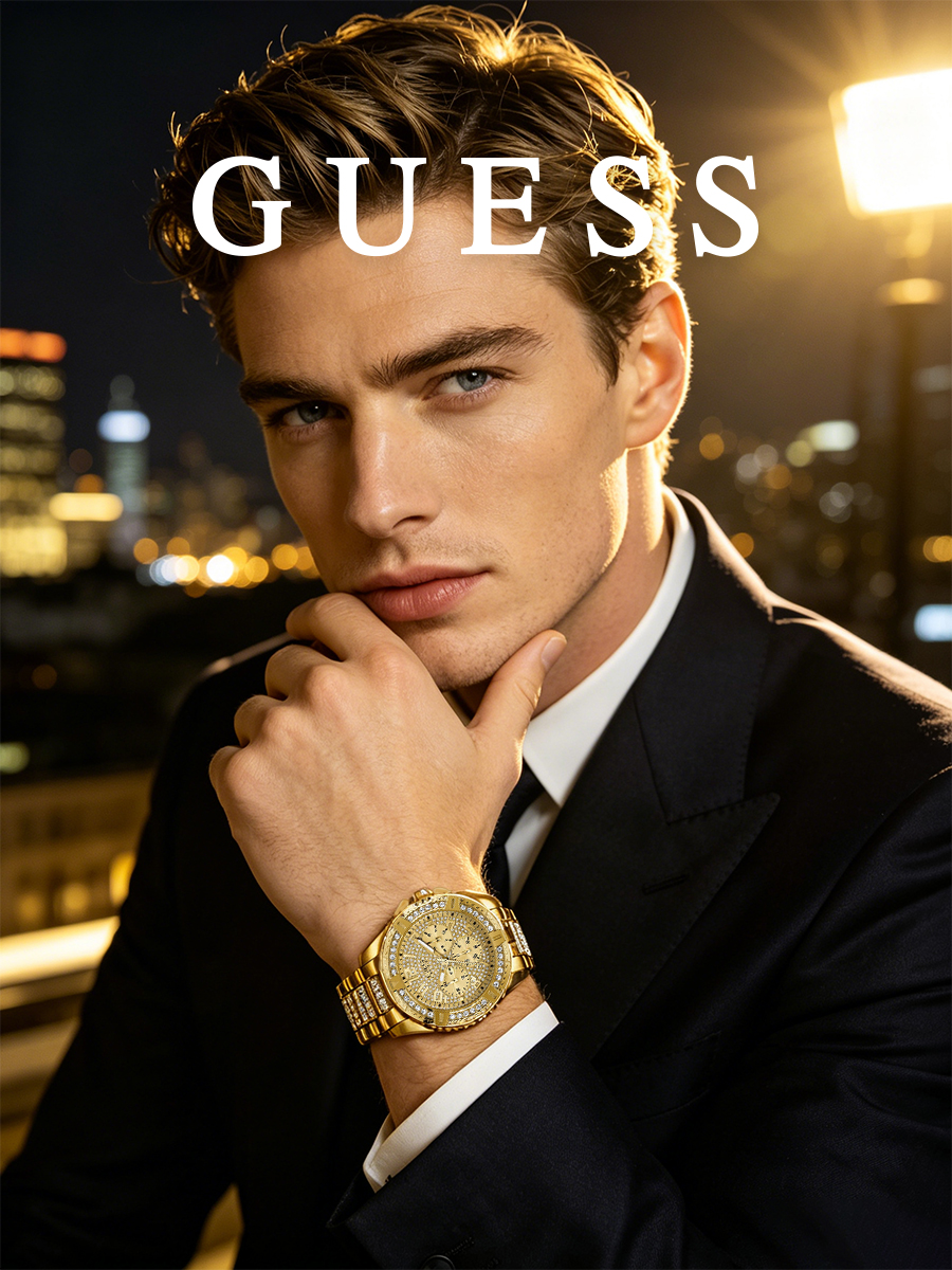 Guess Men's Watch Gold Tone St - đánh giá và giá Smartwatch Guess