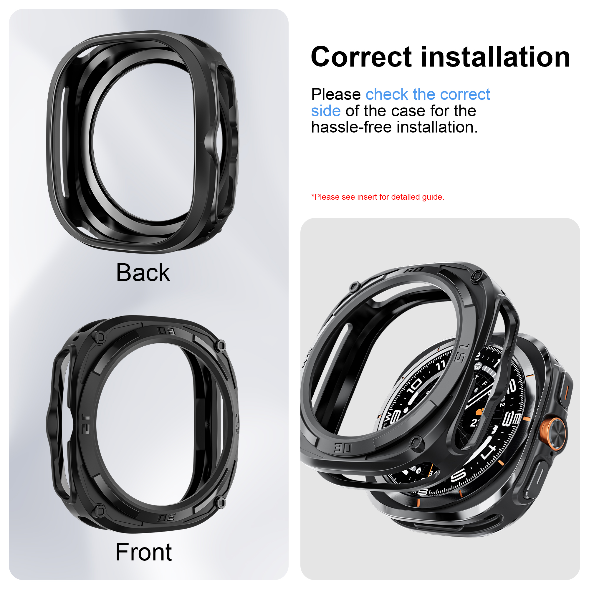 Case for Samsung Galaxy Watch  - đánh giá và giá Samsung Smartwatch Ultra Accessories