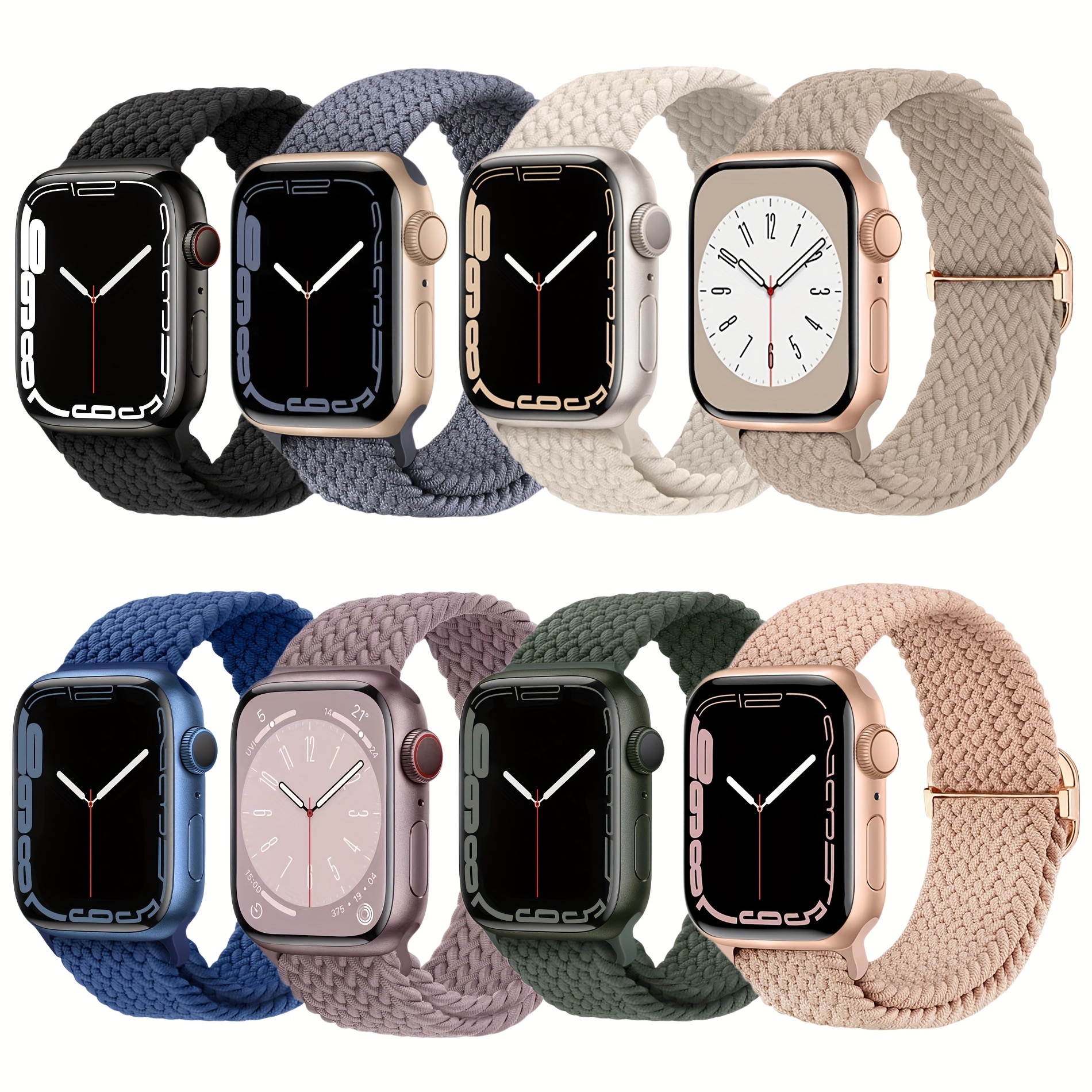 8 Pcs/pack Nylon Elastic Braid - đánh giá và giá Solo Loop Strap