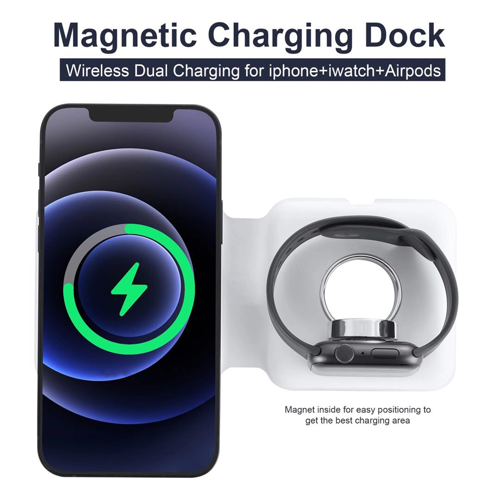 2IN1 Magnetic Wireless Charger - đánh giá và giá Smartwatch X12