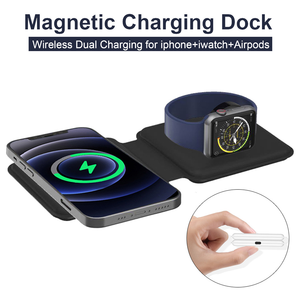 2IN1 Magnetic Wireless Charger - đánh giá và giá Smartwatch X12