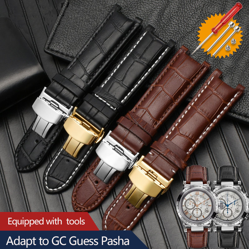 Genuine Leatehr Watchband 20*1 - đánh giá và giá Smartwatch Guess