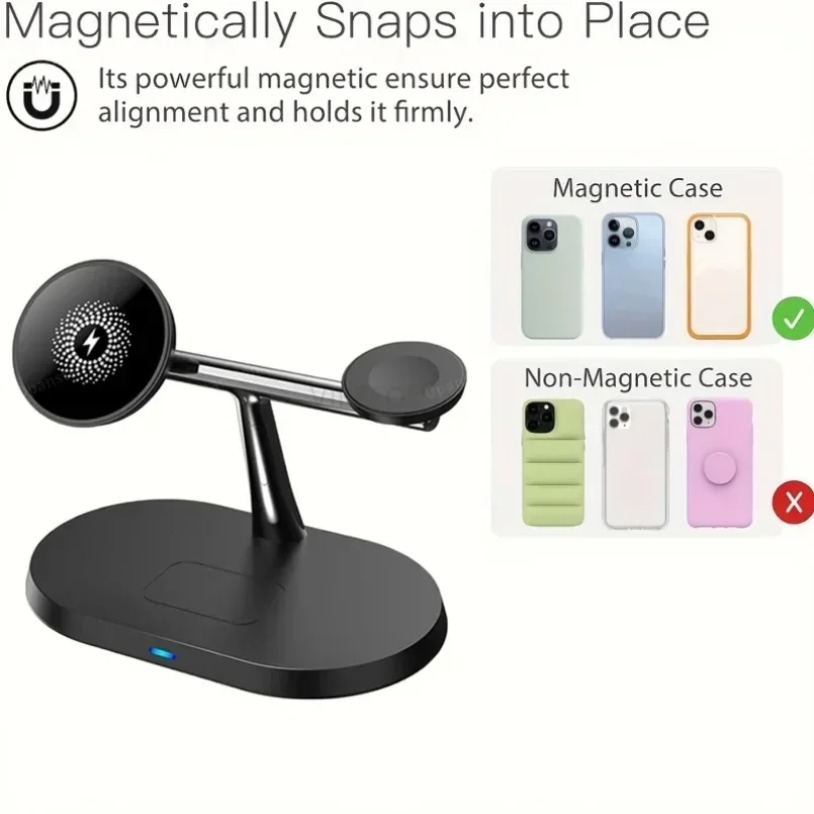 3-IN-1 Magnetic Wireless Charg - đánh giá và giá Watch Charger Cable