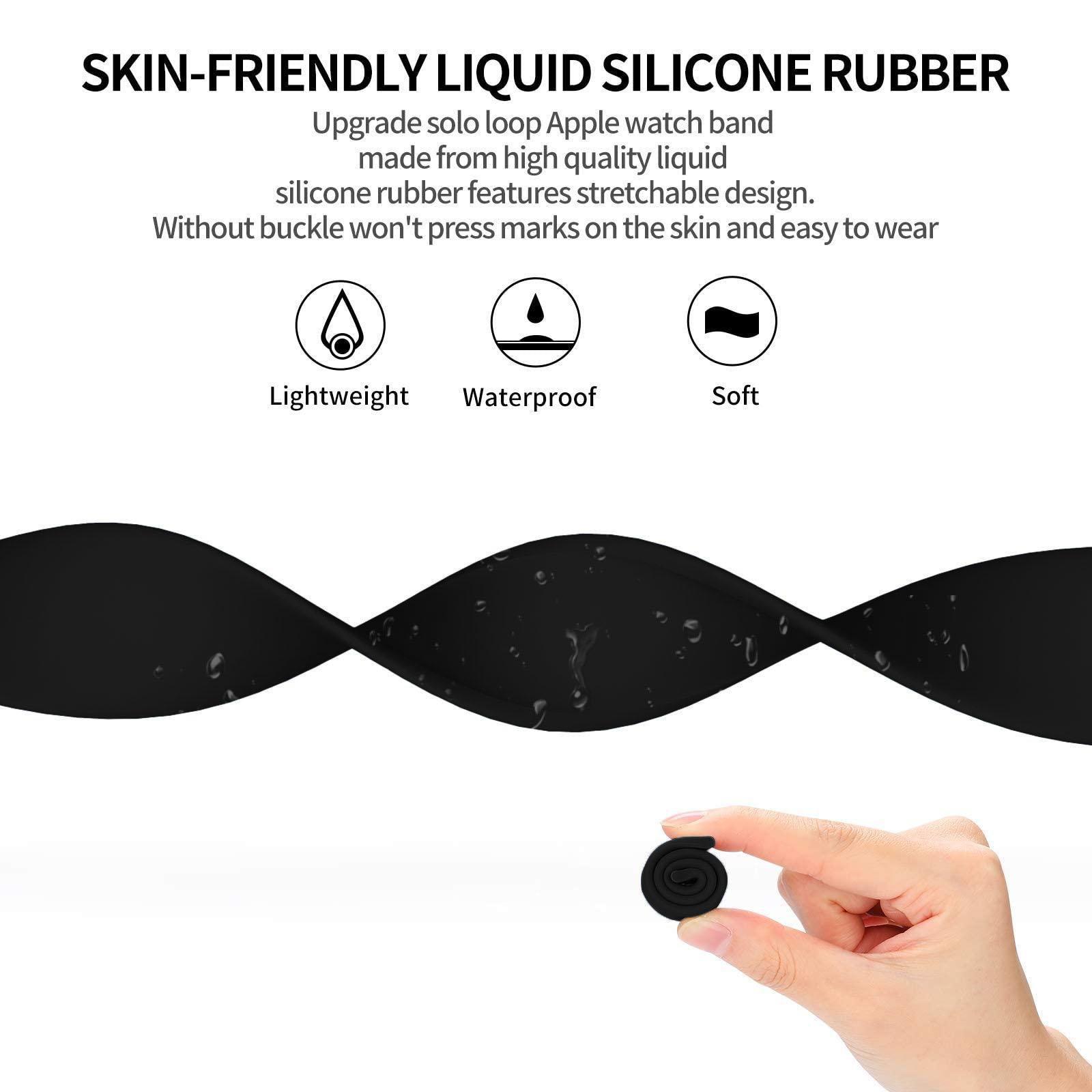 Solo Loop silicone for apple W - đánh giá và giá Solo Loop Strap