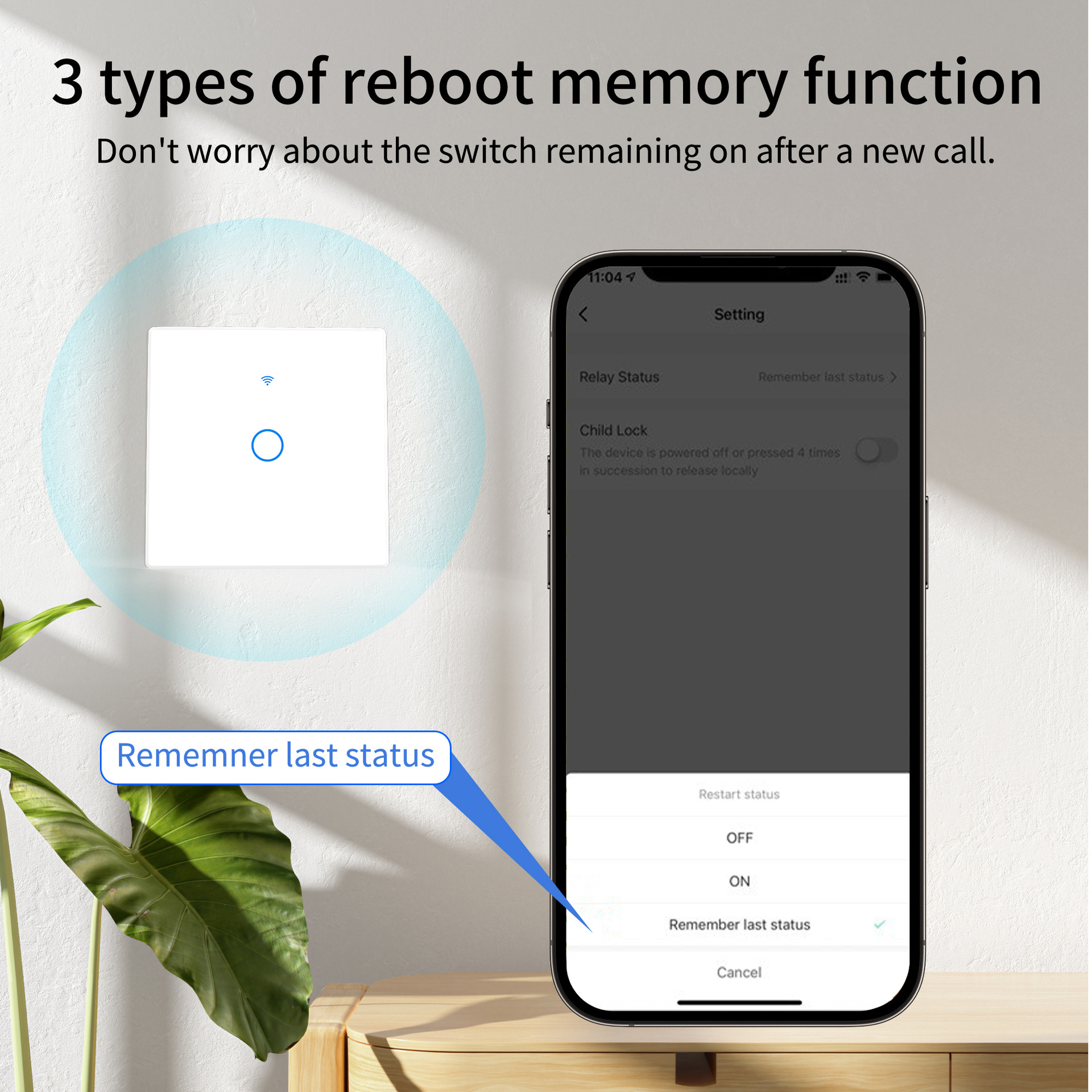 WiFi RF 433mhz Touch Wall Ligh - đánh giá và giá Smart Accessories