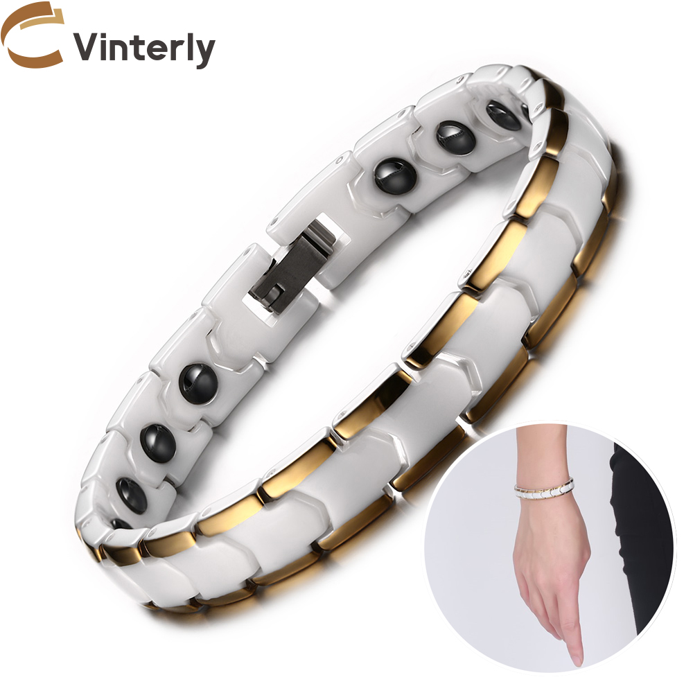 Vinterly Bracelets for Women A - đánh giá và giá Ceramic Link Bracelet