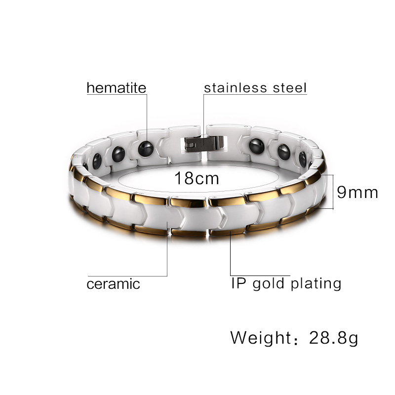 Vinterly Bracelets for Women A - đánh giá và giá Ceramic Link Bracelet