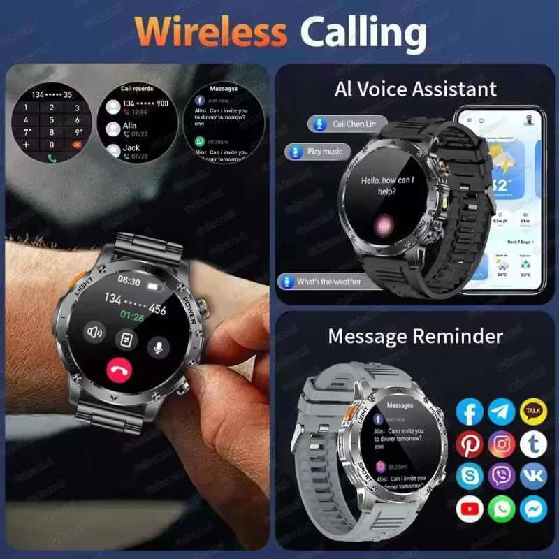 2026 New 1000mAh Battery T-Rex - đánh giá và giá Smartwatch X12