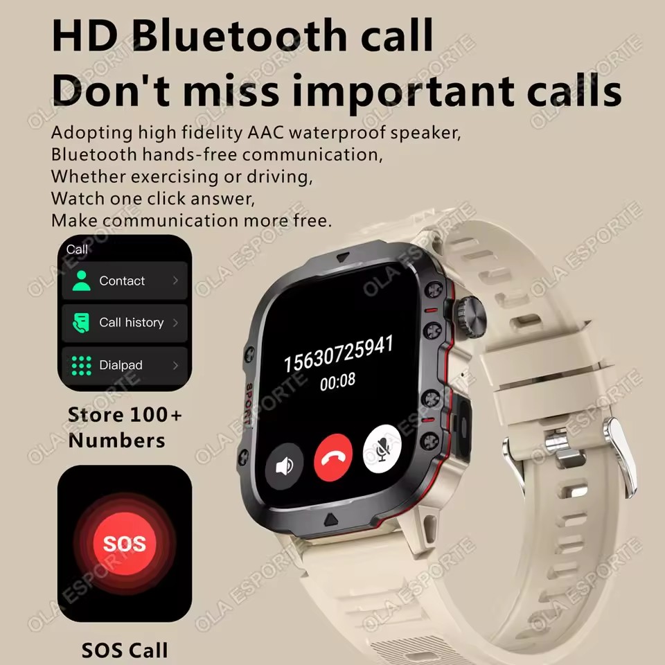 2026 New Military Smart Watch  - đánh giá và giá Smartwatch X12