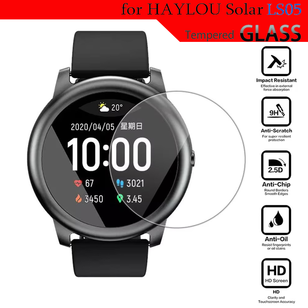 Tempered Glass For HayLou Sola - đánh giá và giá Smartwatch Icon