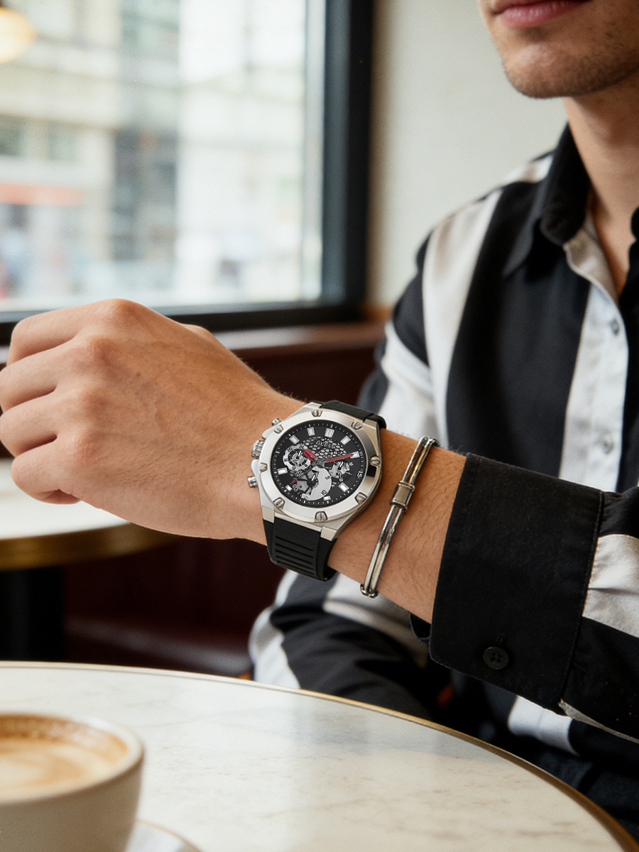 GUESS GW0334G1 Male Chronograp - đánh giá và giá Smartwatch Guess