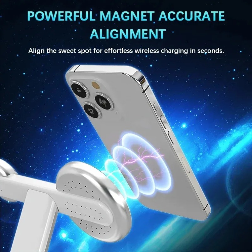 3 in 1 Wireless Charger Stand  - đánh giá và giá Watch Charger Cable