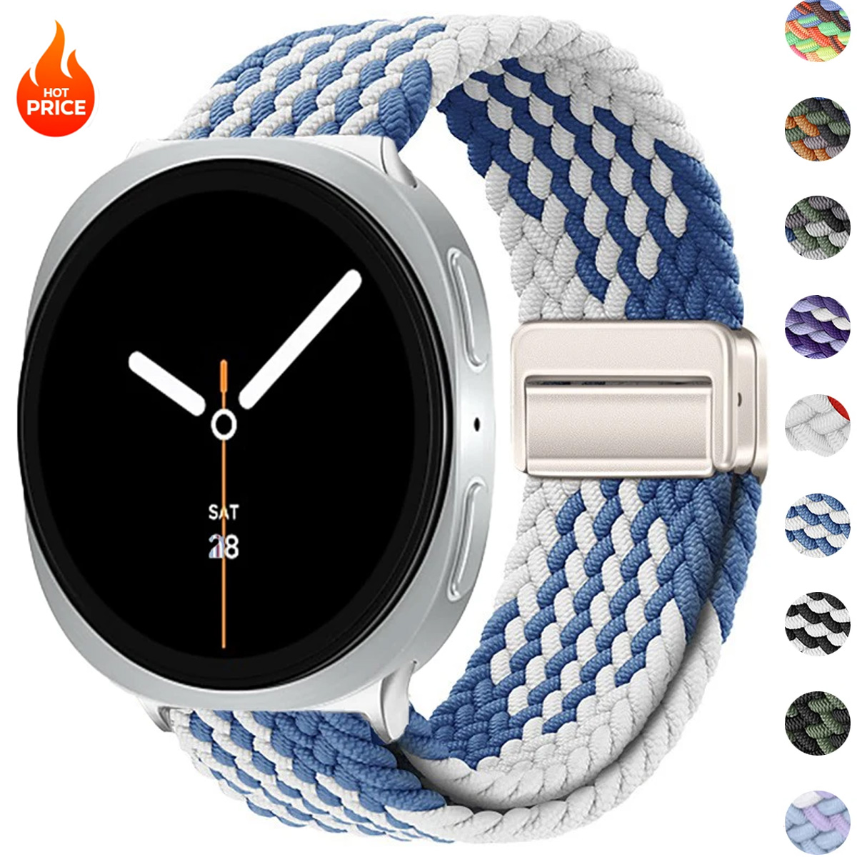 Magnetic Nylon Strap for Samsu - đánh giá và giá Solo Loop Strap