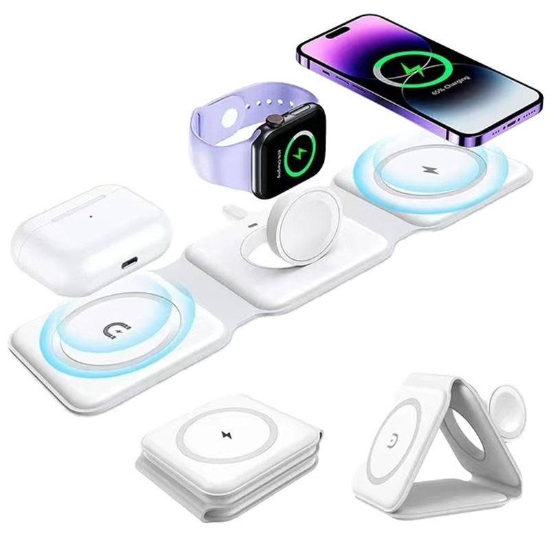 3-in-1 Magnetic Folding Wirele - đánh giá và giá Watch Charger Cable