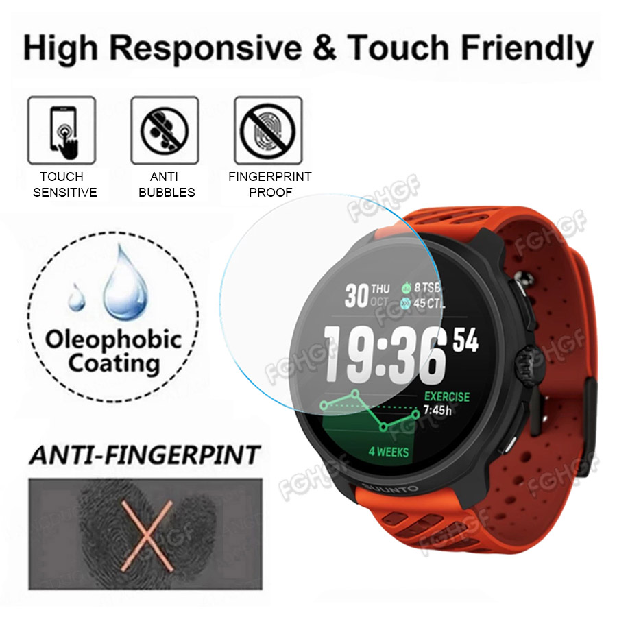 Tempered Glass Protective Film - đánh giá và giá Smartwatch Icon