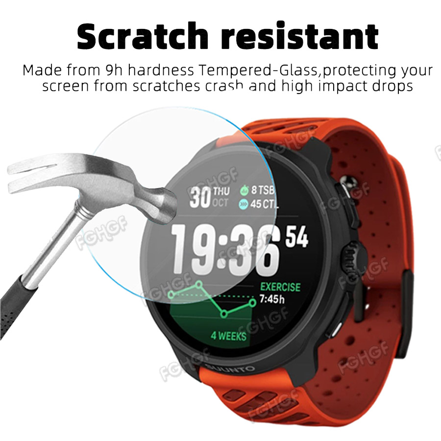 Tempered Glass Protective Film - đánh giá và giá Smartwatch Icon