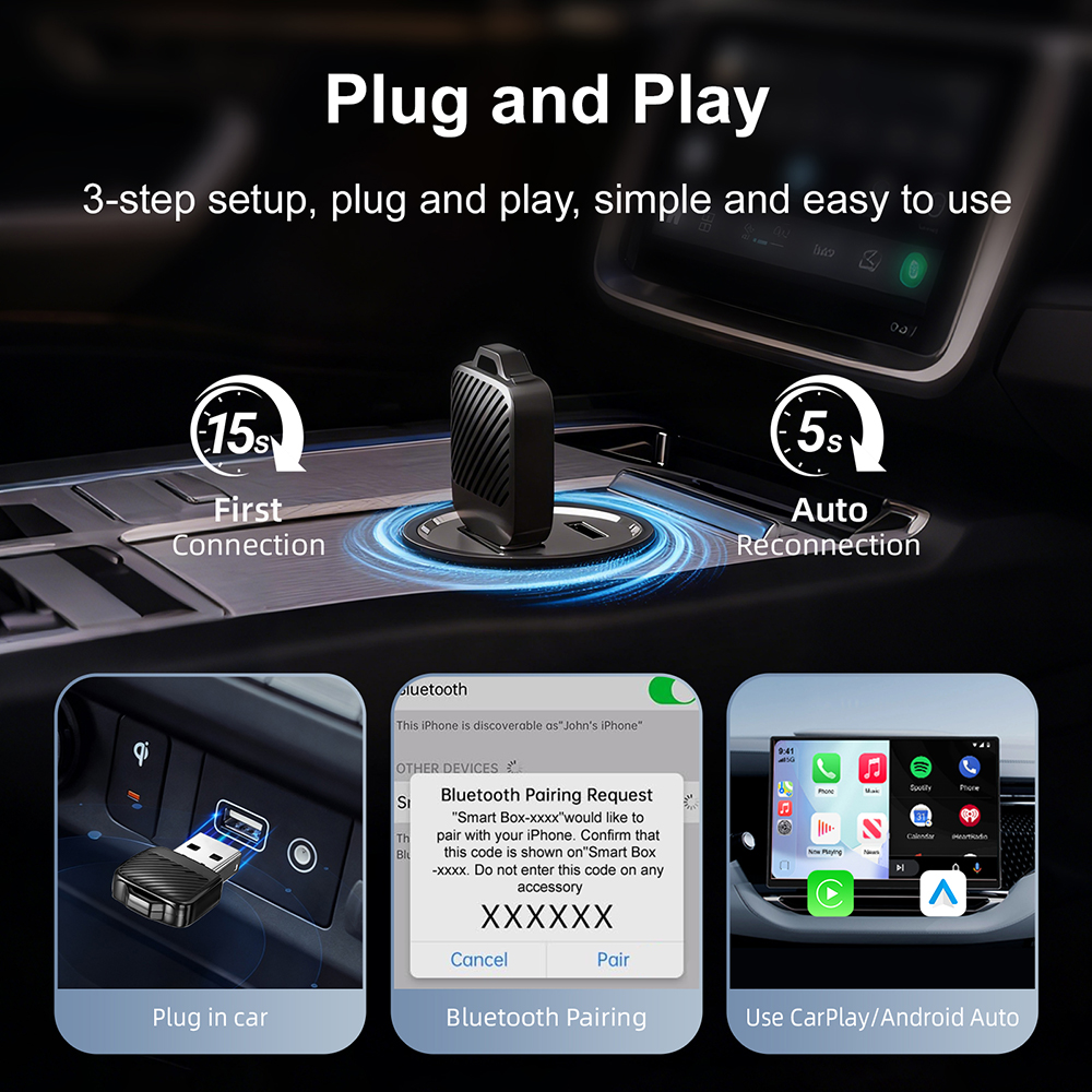 2026 Wireless CarPlay Adapter  - đánh giá và giá Smartwatch Universal