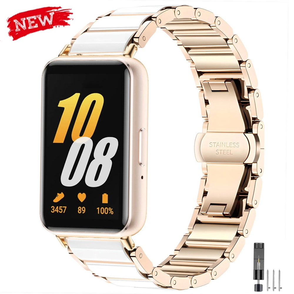 Metal Strap for Samsung Galaxy - đánh giá và giá Ceramic Link Bracelet