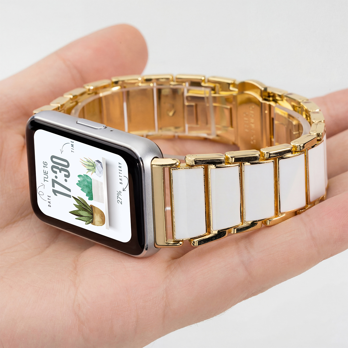 Metal Strap for Samsung Galaxy - đánh giá và giá Ceramic Link Bracelet