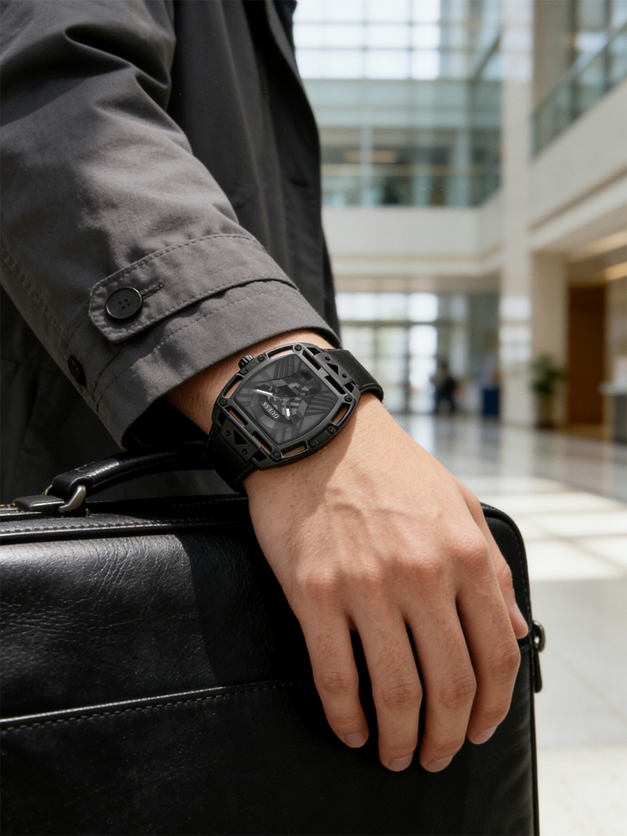 Guess Men's Watch Black Silico - đánh giá và giá Smartwatch Guess