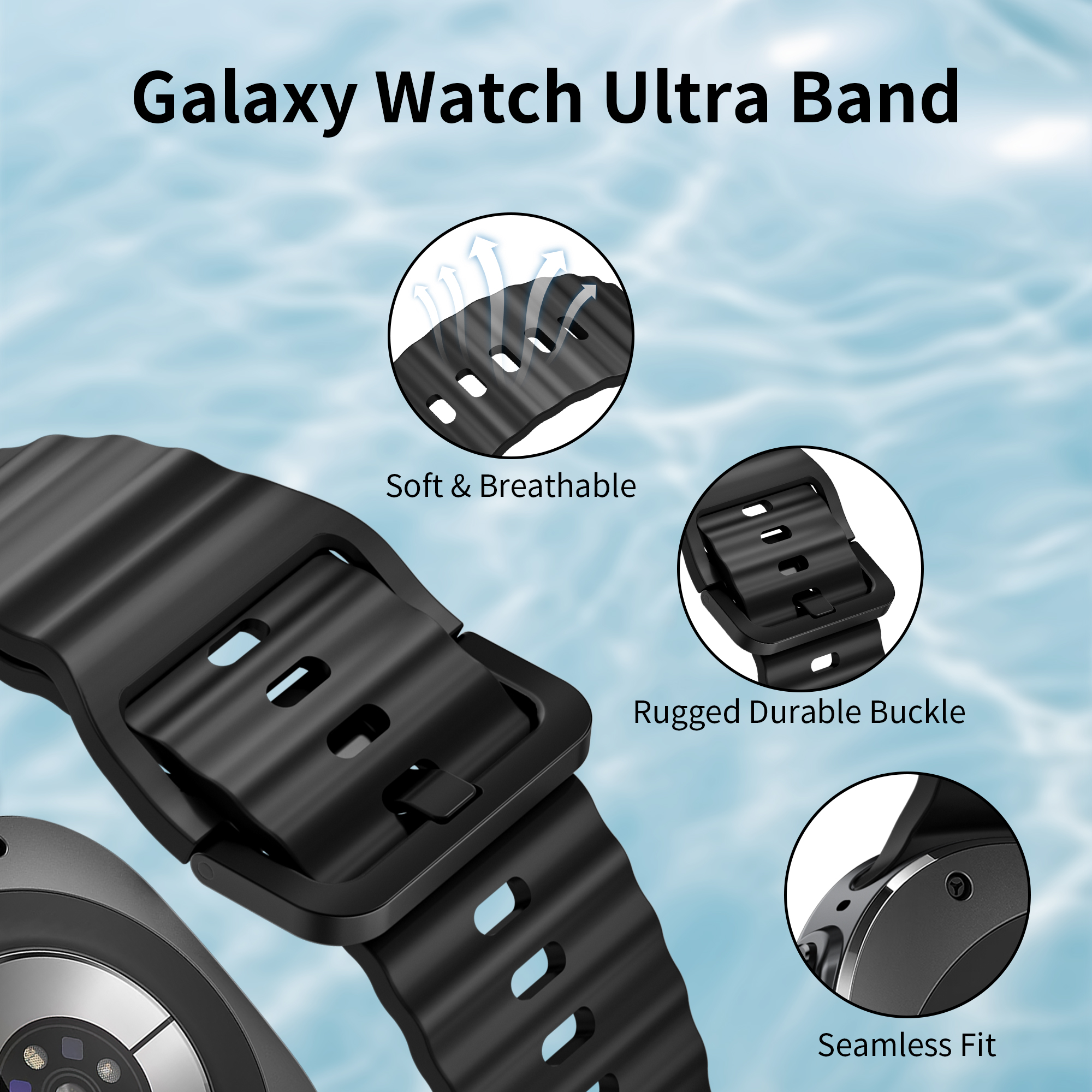 Band for Samsung Galaxy Watch  - đánh giá và giá Samsung Smartwatch Ultra Accessories