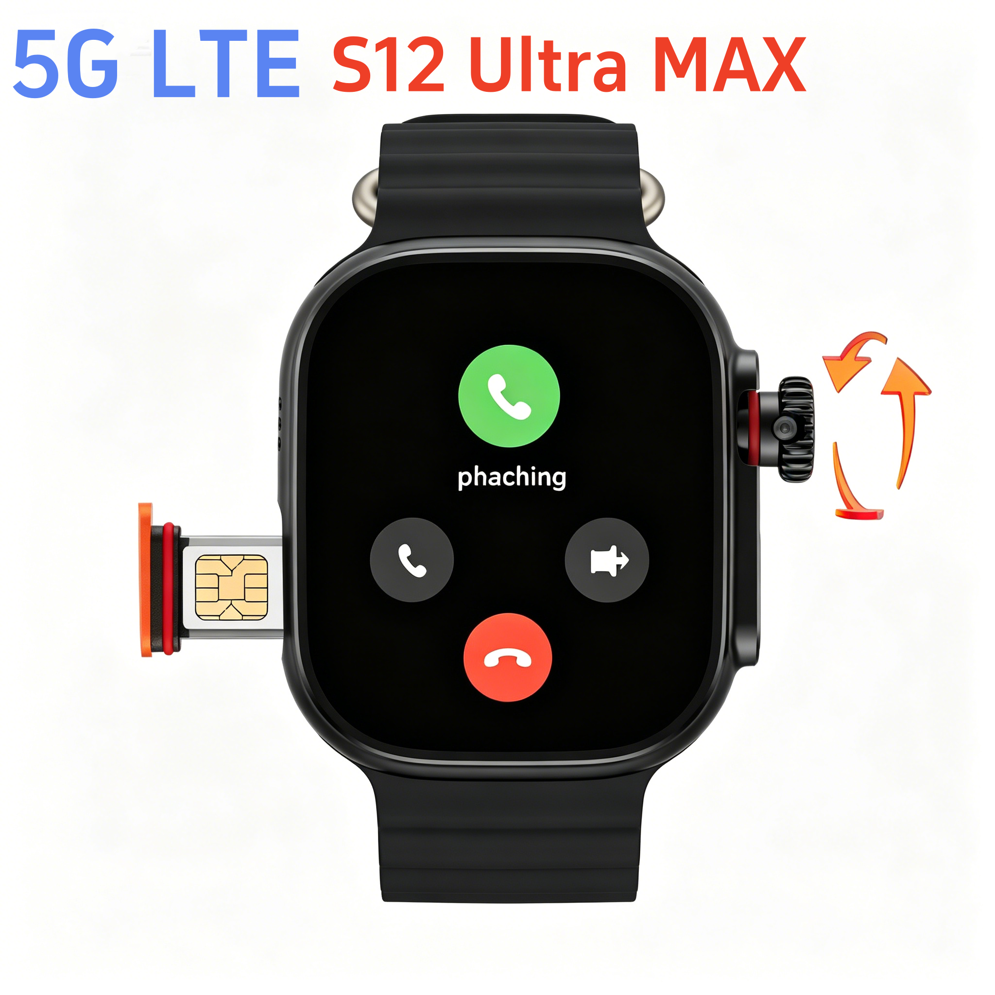 Newest S12 Ultra MAX 5G LTE 2. - đánh giá và giá Smartwatch Id