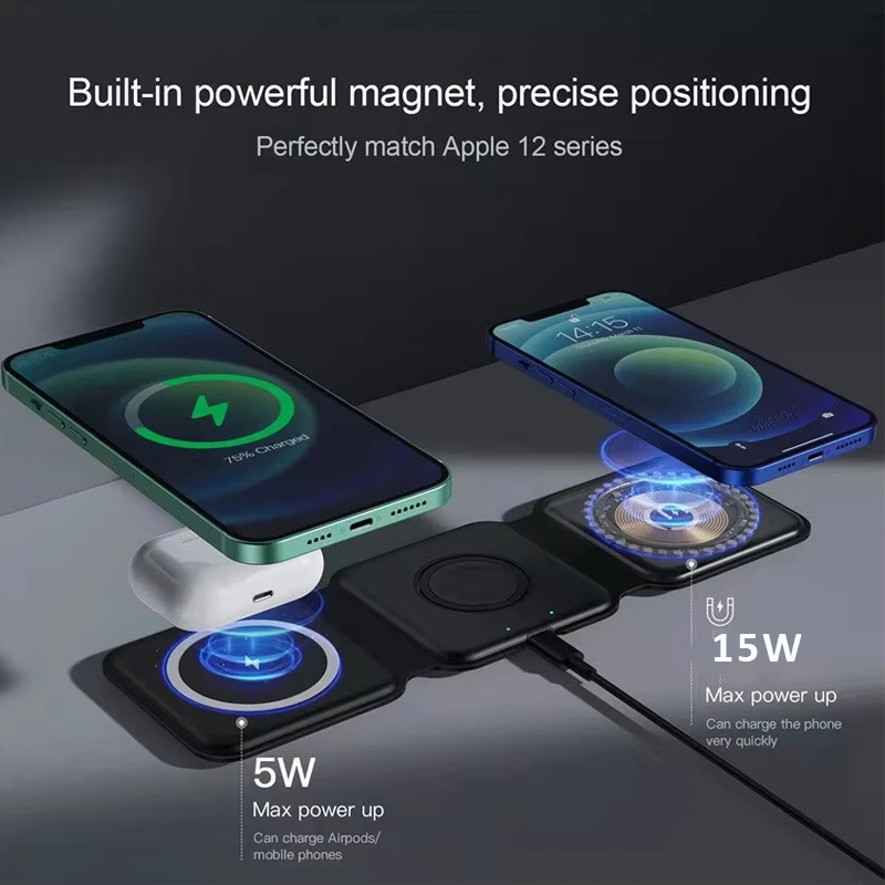 3 in 1 Magnetic Portable Wirel - đánh giá và giá Watch Charger Cable