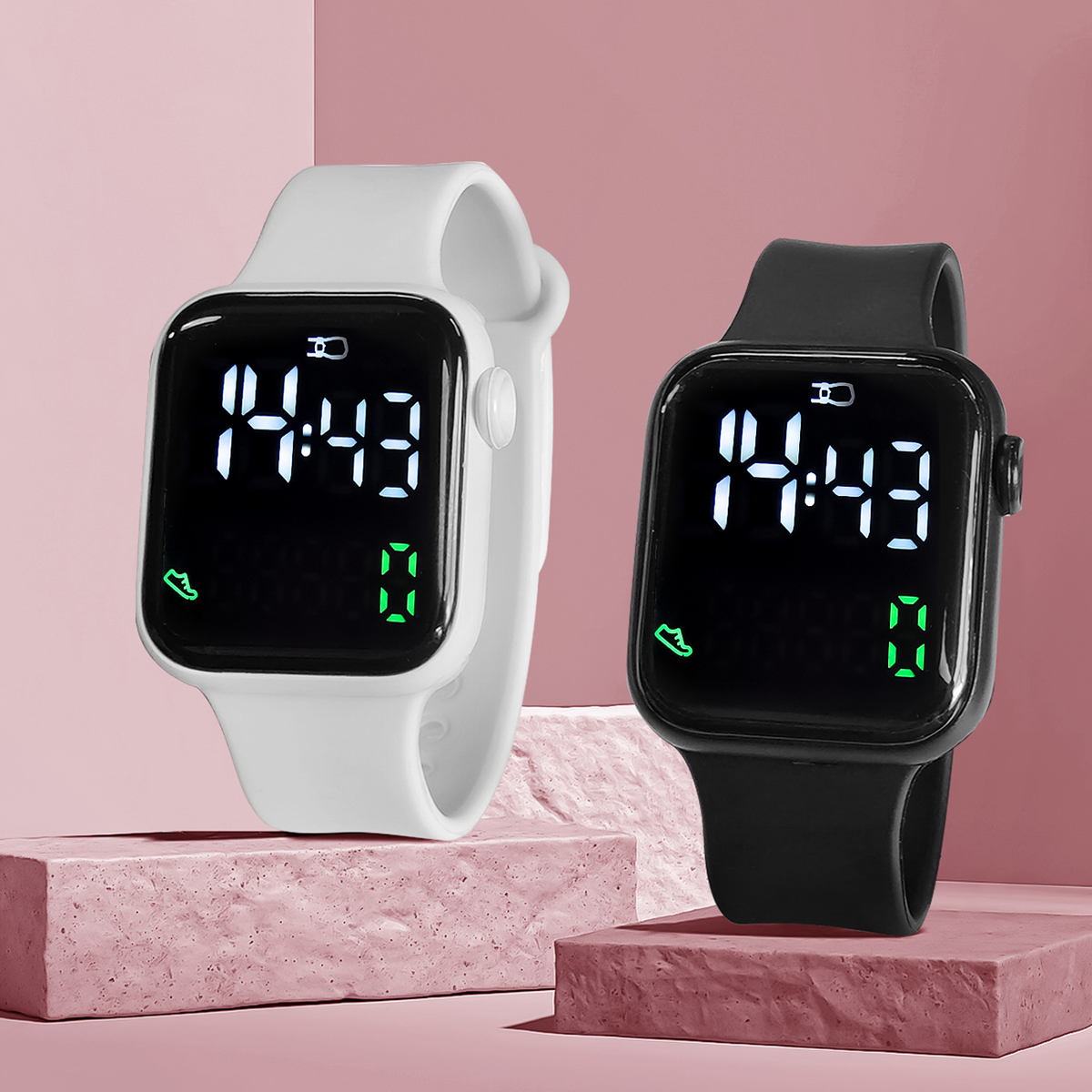 New 2PCS Student Minimalist Sm - đánh giá và giá Smartwatch Icon