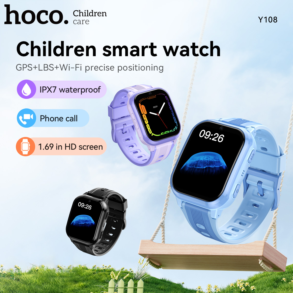 HOCO Y108 1.69inch HD LCD Curv - đánh giá và giá Smartwatch Id