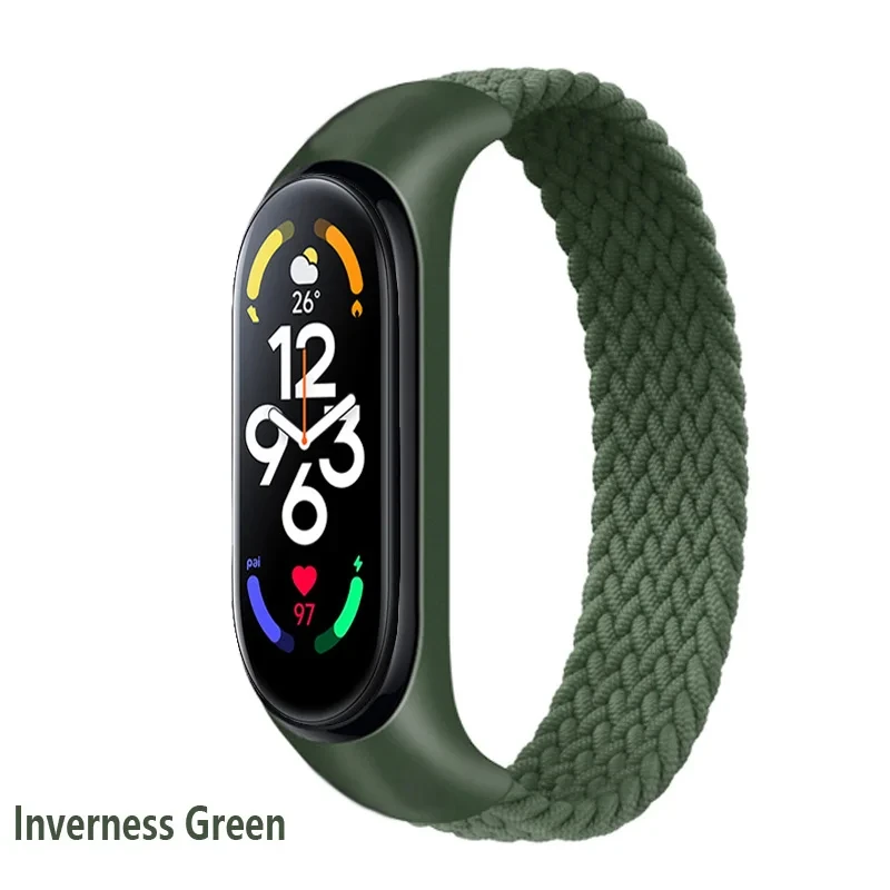 Strap for Mi band 7 8 6 5 Nylo - đánh giá và giá Solo Loop Strap