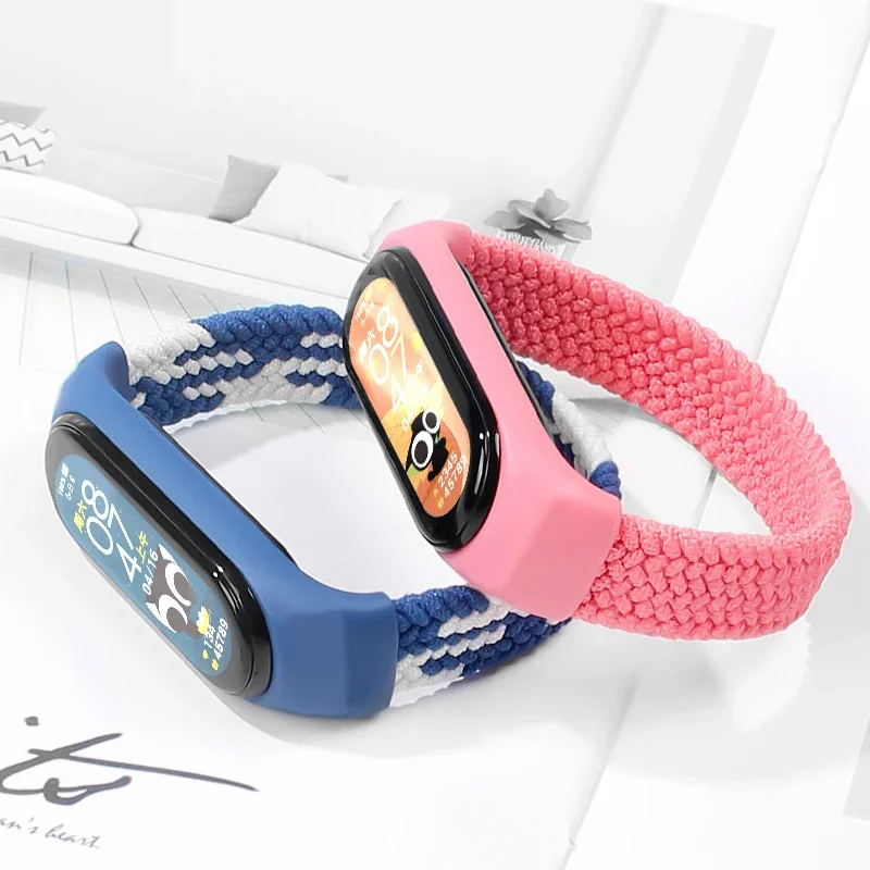 Strap for Mi band 7 8 6 5 Nylo - đánh giá và giá Solo Loop Strap